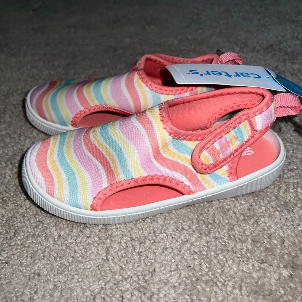 New Carters Girls Colorful Water Shoes